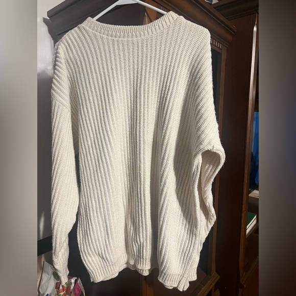 Consensus Other - Consensus Sportswear | Mens Size M Grey Cable Knit Scoop Neck Sweater